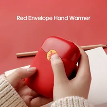 Милый мультяшный Зимний мини-грелка для рук, портативный USB Перезаряжаемый внешний аккумулятор 4000 мАч, двусторонний быстрый нагрев, аварийный нагреватель