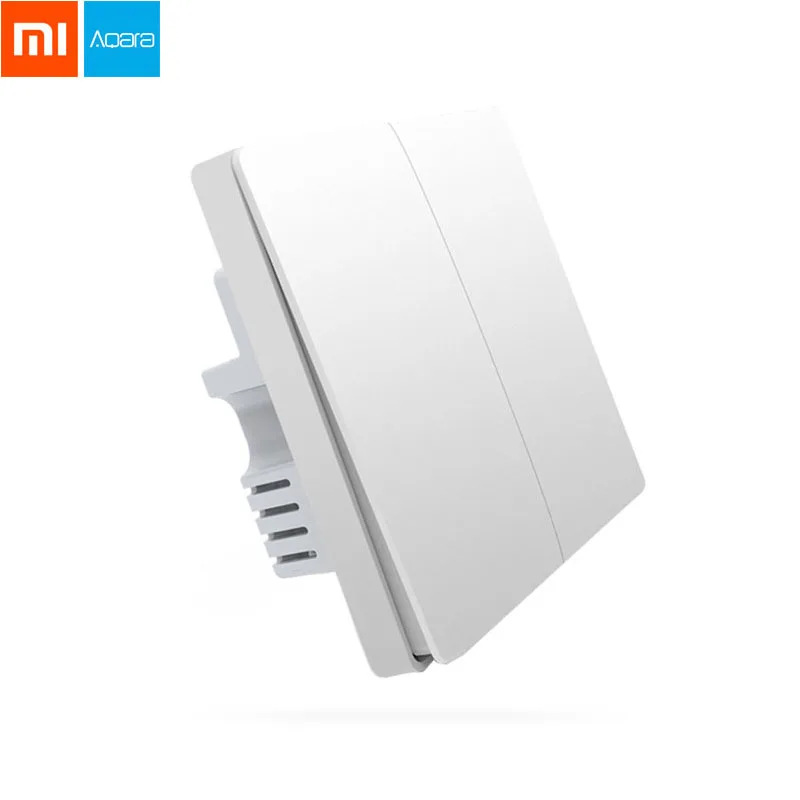 Xiao mi jia Aqara настенный выключатель Zigbee беспроводной переключатель умный свет управление нулевой линии пожарная проволока нейтральный mi jia mi Home APP
