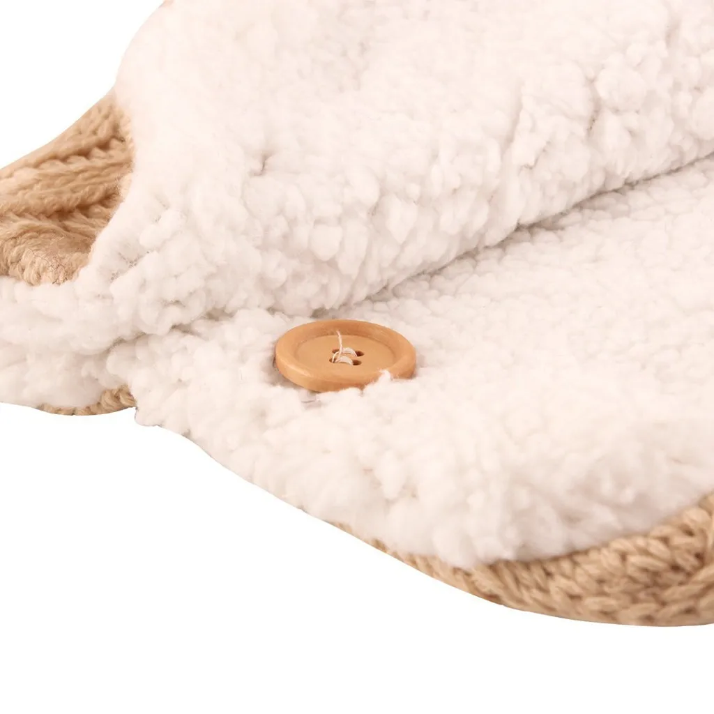 Спальный мешок+ коляска Обёрточная бумага перчатки зимние комплекты теплой одежды, аксессуаров, милый, для новорожденных и малышей мягкий спальный мешок кнопка вязаный 19Ot
