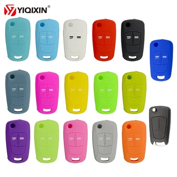 Keyforkess2 pulsanti portachiavi per auto portachiavi per Opel Astra H Corsa D j Insignia G Vectra C Mokka Zafira custodia protettiva in Silicone