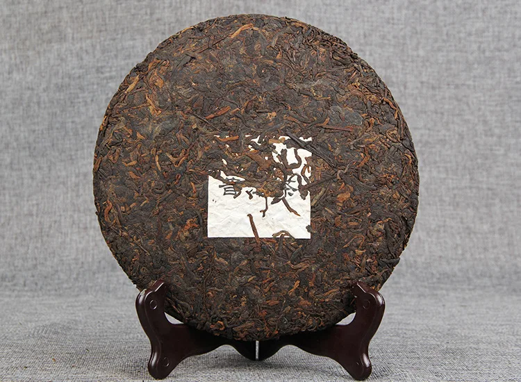 Yunnan Qizi Pu'er чай торт Jingmai Горный 357 г Shu Pu'er чай