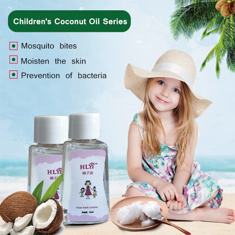 

100% Coconut Oil Anti-mosquito itching swollen sterilization 25ml Essential Oil for baby and kid