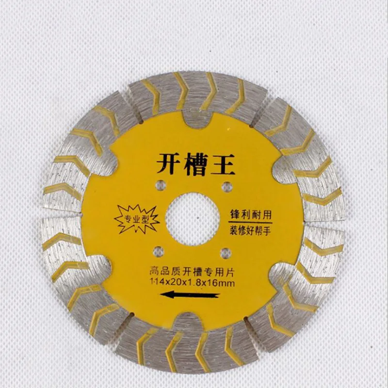 114mm Diamond Saw Blade Wall Trough Dry Slices Corrugated Sintered Sheet For Marble Tile Cutting Angle Grinder | Инструменты