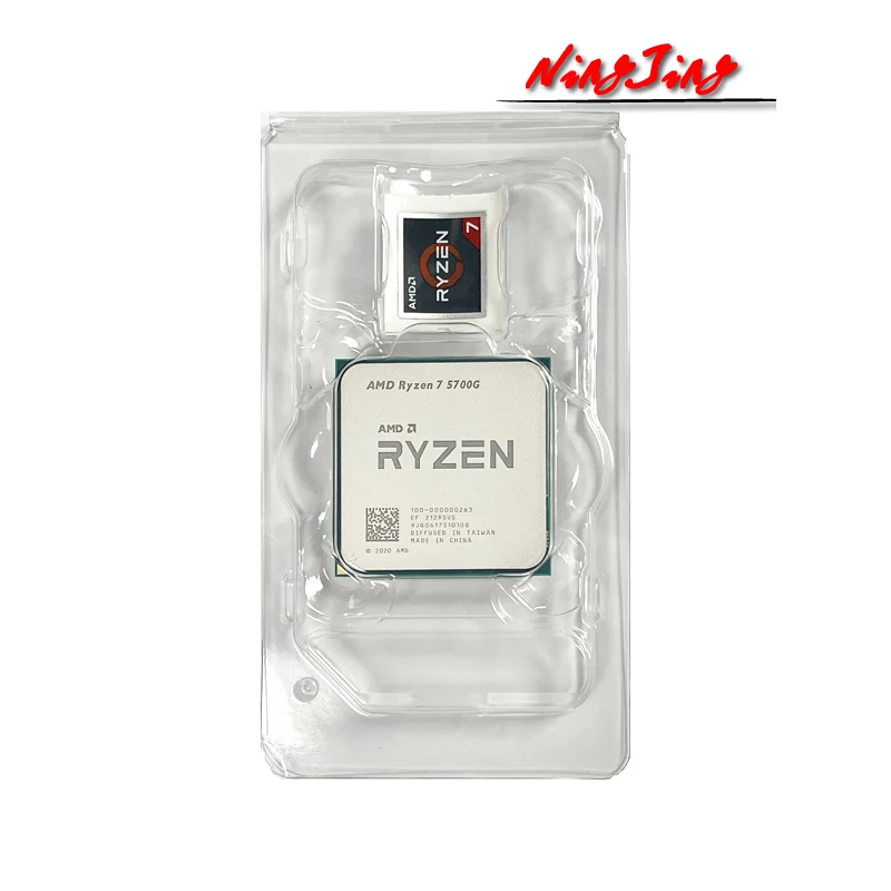 AMD Ryzen 7 5700G R7 3.8GHz Eight-Core 16-Thread 65W CPU Processor L3=16M 100-000000263 Socket AM4 new but no fan | Компьютеры и офис