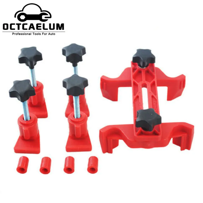 

5 шт. универсальный держатель замка распределительного вала Инструмент для синхронизации автомобильного двигателя фиксатор двойного/одиночного распределительного вала фиксатор ремня ГРМ преобразователь