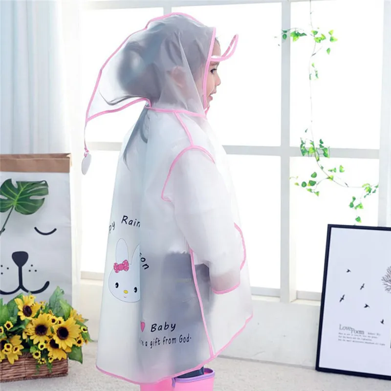 Children's waterproof raincoat Boys Girls Kids Hooded Raincoat Waterproof Jackets Toddler Baby Cartoon Tops #4S18 (49)
