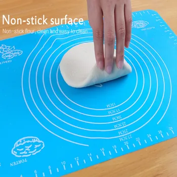 

Silicone Pad Baking Non-Stick Sheet Cupcake Dessert Rolling Kneading Mat Baking Mat With Scale Pastry Kitchen Accessories