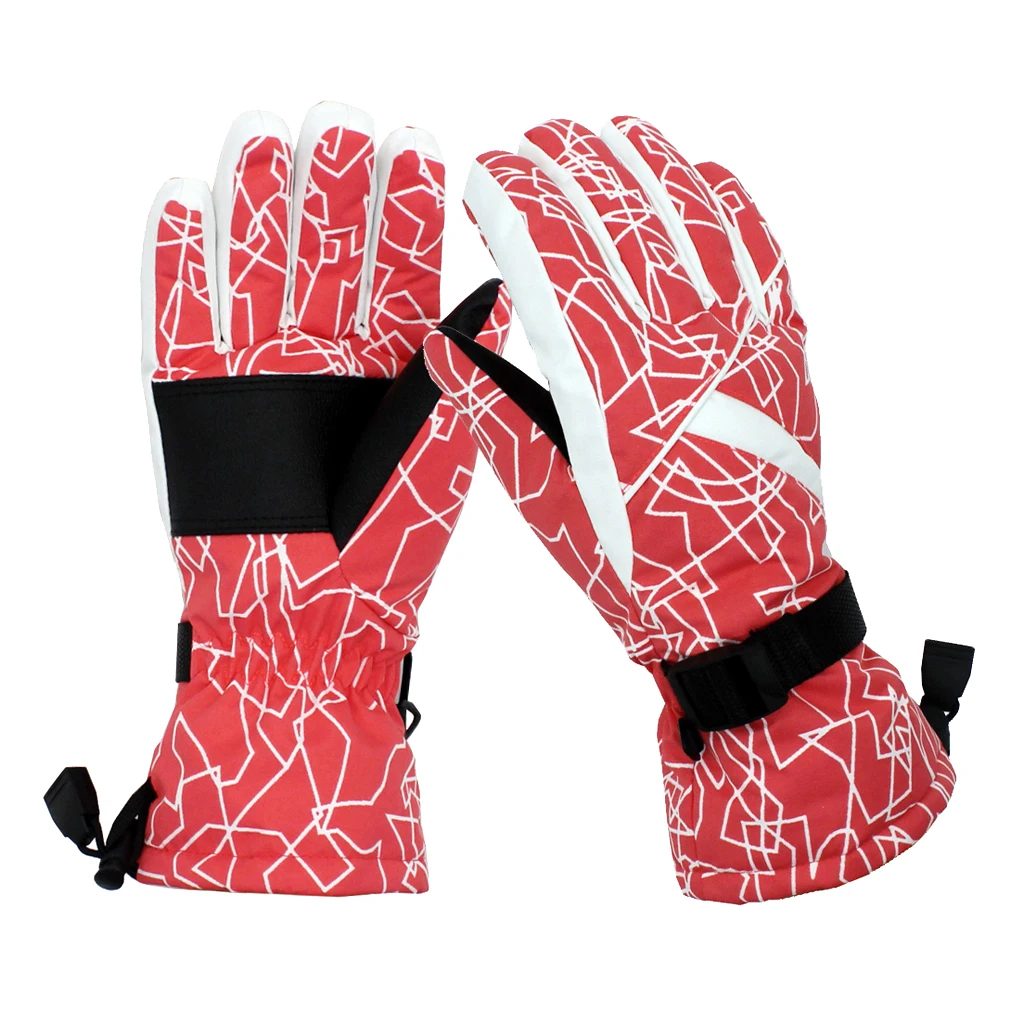 Winter Sports Thermal Warm Waterproof Snow Snowboard Ski Gloves For Women Women Ski Gloves 