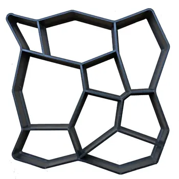 

Manually Paving Cement Brick Concrete Molds DIY Plastic Path Maker Mold Garden Stone Road Mold Garden Decoration