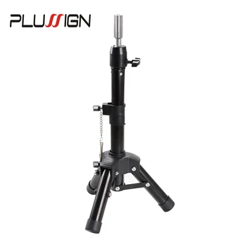 

Plussign Tripod Training Doll Head Mannequin Head Manikin Canvas Block Head Stand Mini Style Strong Home Salon Use Wig Holder