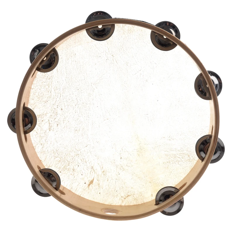 1" музыкальный бубен тамборин барабан круглый ударный инструмент, подарочный для KTV Вечерние