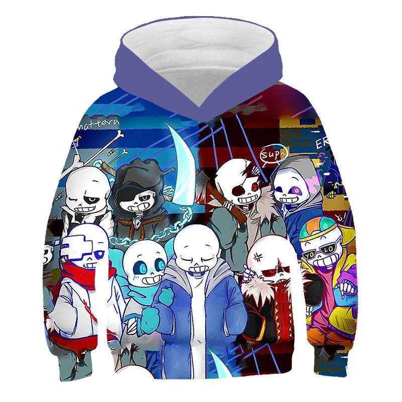 Толстовки с изображением игры Undertale забавная кавайная толстовка для мальчиков и