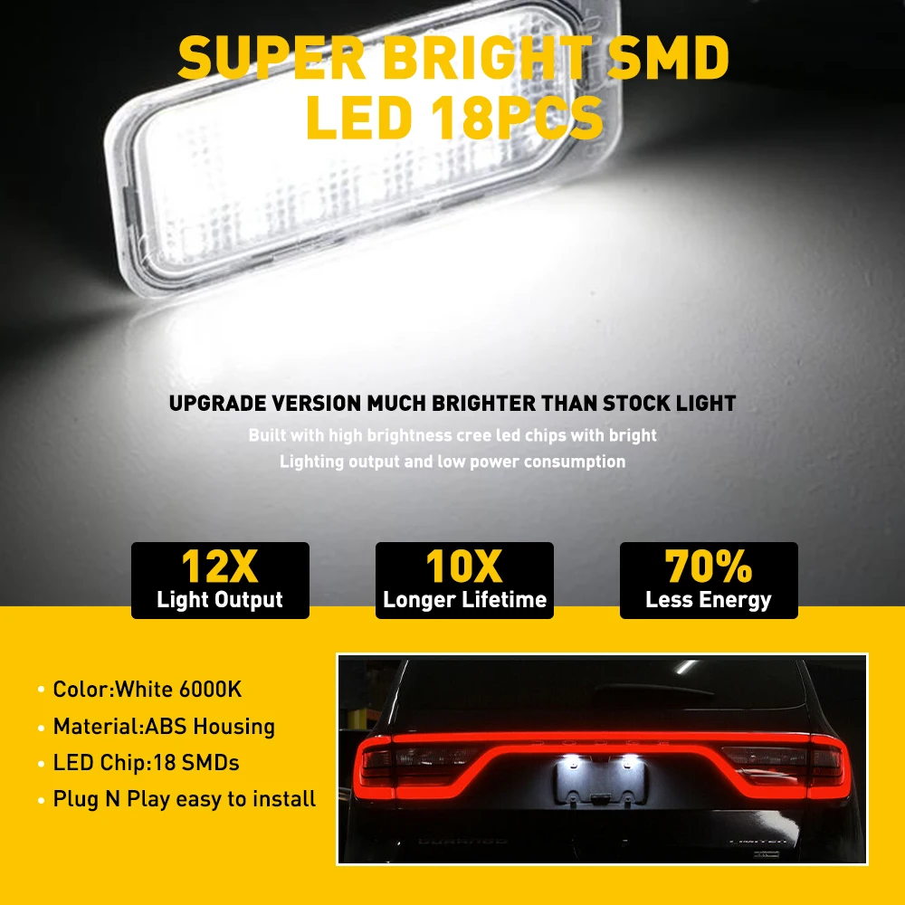 ڵ LED ȣ , 2015-2021    C-Max   Ʈ 150 250 350HD  Ծ XJ XF 6000K, 2x