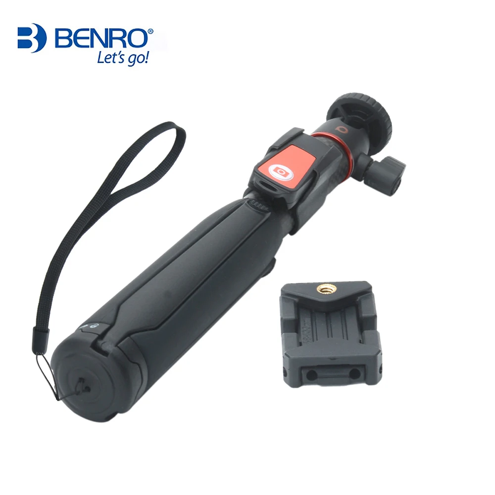 Benro SC1 Selfie Stick Carbon Fiber Desktop Tripod Small Cellphone Holder Bluetooth Remote For iPhone GoPro Live Video