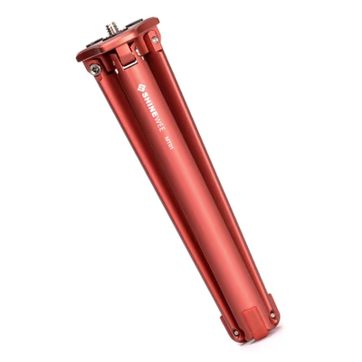 Портативный мини tirpod камера DSLR кронштейн монопод для NIKON CANON SONY FUJI для смартфона XIAOMI HUAWEI Iphone - Цвет: Красный