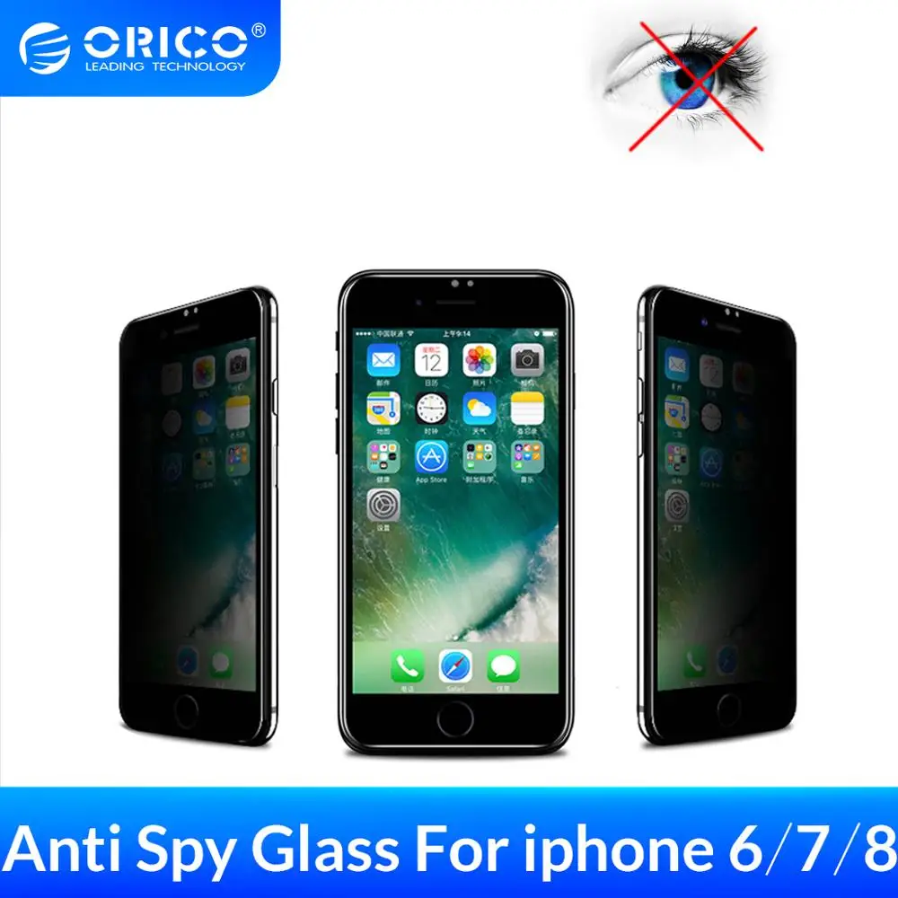 Защитное стекло ORICO закаленное для iPhone 6 7 Plus S|Защитные стёкла и плёнки| |