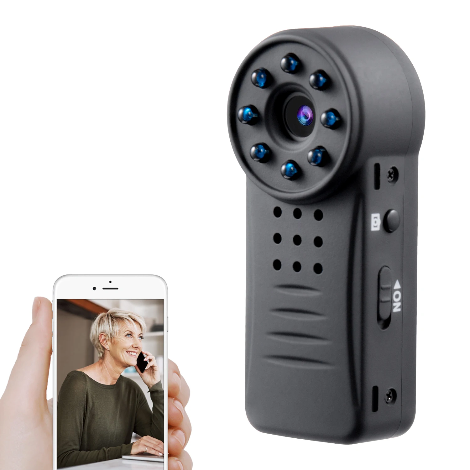 

Mini Camcorder Wifi Camera IR Night Vision Pen Camera 8 LED Light HD 1080P Motion Detection Voice Control Video Recorder sq11