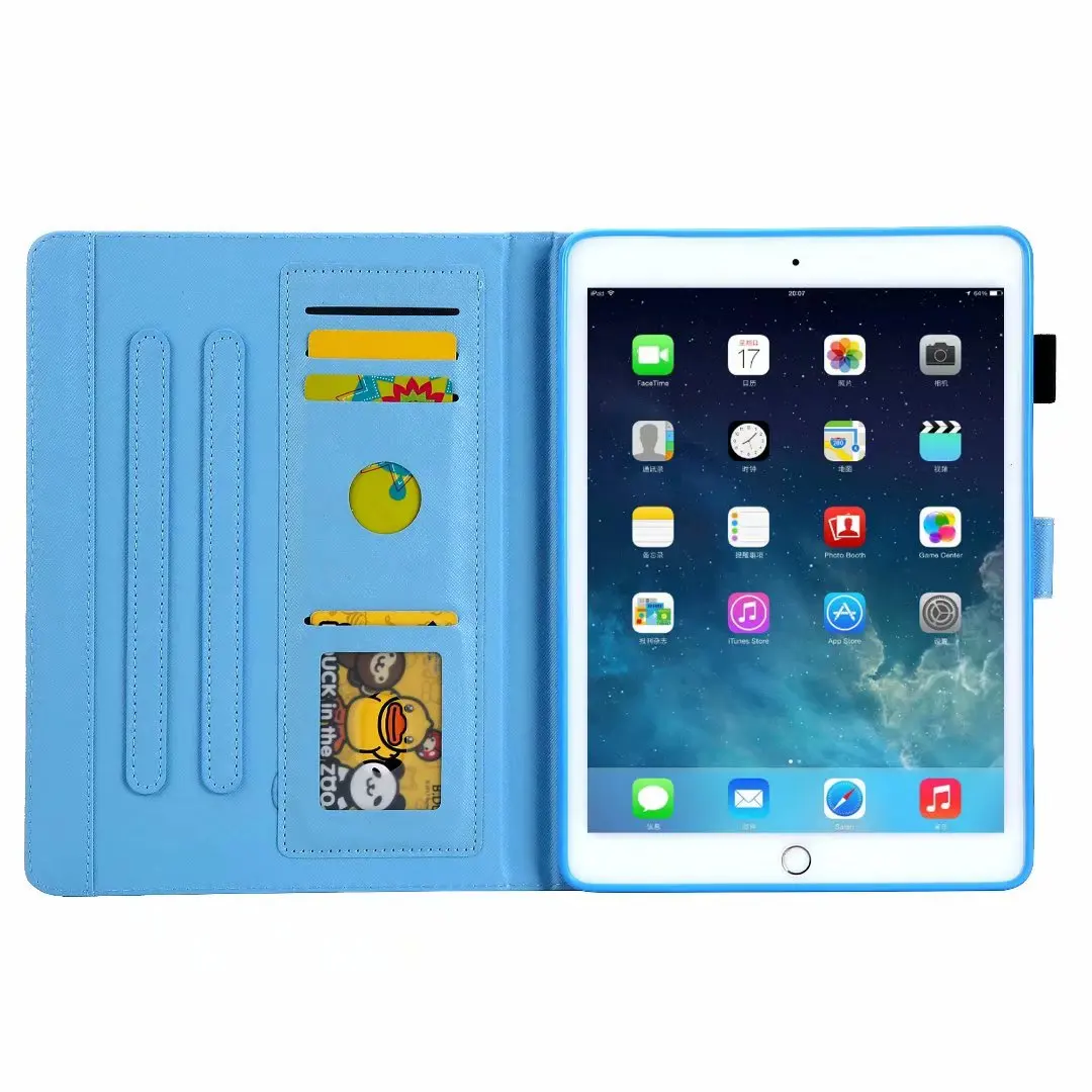 Чехол для iPad 10,2 Smart Case для Apple iPad 7th Generation A2200 A2198 A2232 чехол для карт Чехол+ пленка+ стилус