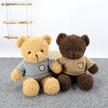 Grand jouet en peluche ours en peluche, poupée en peluche, poupée de noël, pull pour enfants, oreiller cadeau, nouvelle collection