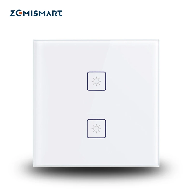 Zemsmart ЕС Zigbee светильник переключатель для смартфонов Echo Plus телефон контроллер Zigbee 3,0 2 Банды настенные переключатели