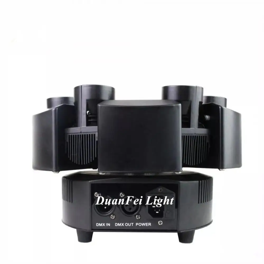 10 шт. dmx512 лазерные движущиеся головки 6 головок диско dj лазерный луч rgb цвет опционально