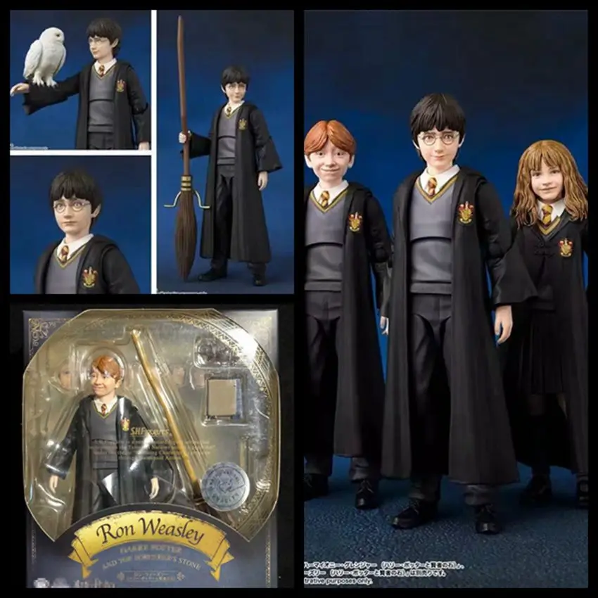 15 см hp Potter персонаж фигурки Рон Уизли Гермиона Грейнджер Коллекционная ПВХ модель игрушки куклы для детей-поклонников подарки