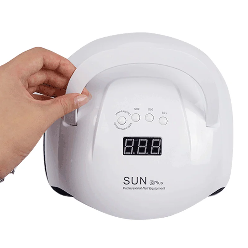 SUN X Plus светодиодный светильник 80 Вт Сушилка для ногтей ЖК-дисплей 42 двойной светильник для маникюра Гель-лак автоматический датчик таймер УФ кабина