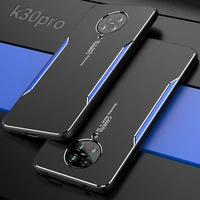 Für Xiaomi Poco F2 Pro Fall Luxus Weiche TPU rand + Harte aluminium-legierung Matte stoßfest schützen Zurück Abdeckung Fall für Poco F2 Pro
