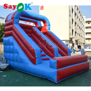 

6x4.5x3.5m Customized Inflatable Stair Slide Inflatable Double Lane Slip Slide for Adult/Kids by Free Sea Shipping