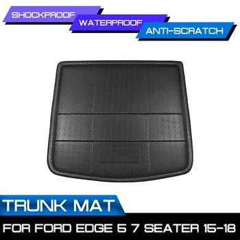 

Car Floor Mat Carpet Rear Trunk Anti-mud Cover For Ford Edge 5/7 seater 2015 2016 2017 2018