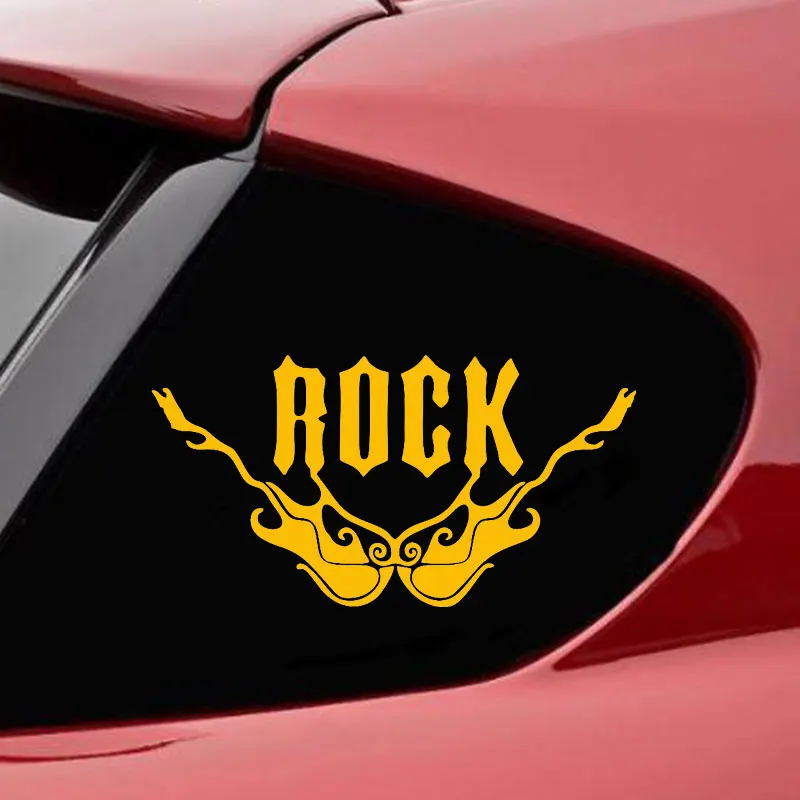 Rock стильные автомобильные наклейки креативные забавные оконные изделия
