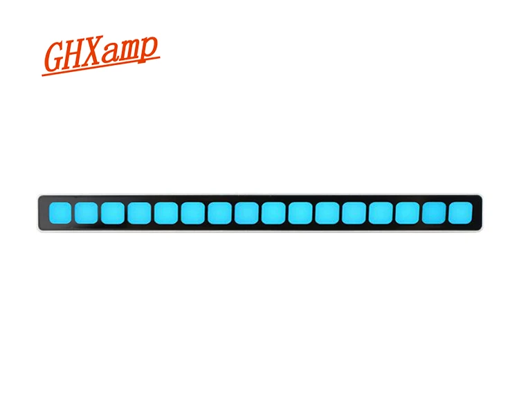 GHXAMP 16 бит светодиодный индикатор уровня светильник моно контроль звука алюминиевый сплав с функцией устранения окружающего шума микрофон 181 мм DC5V