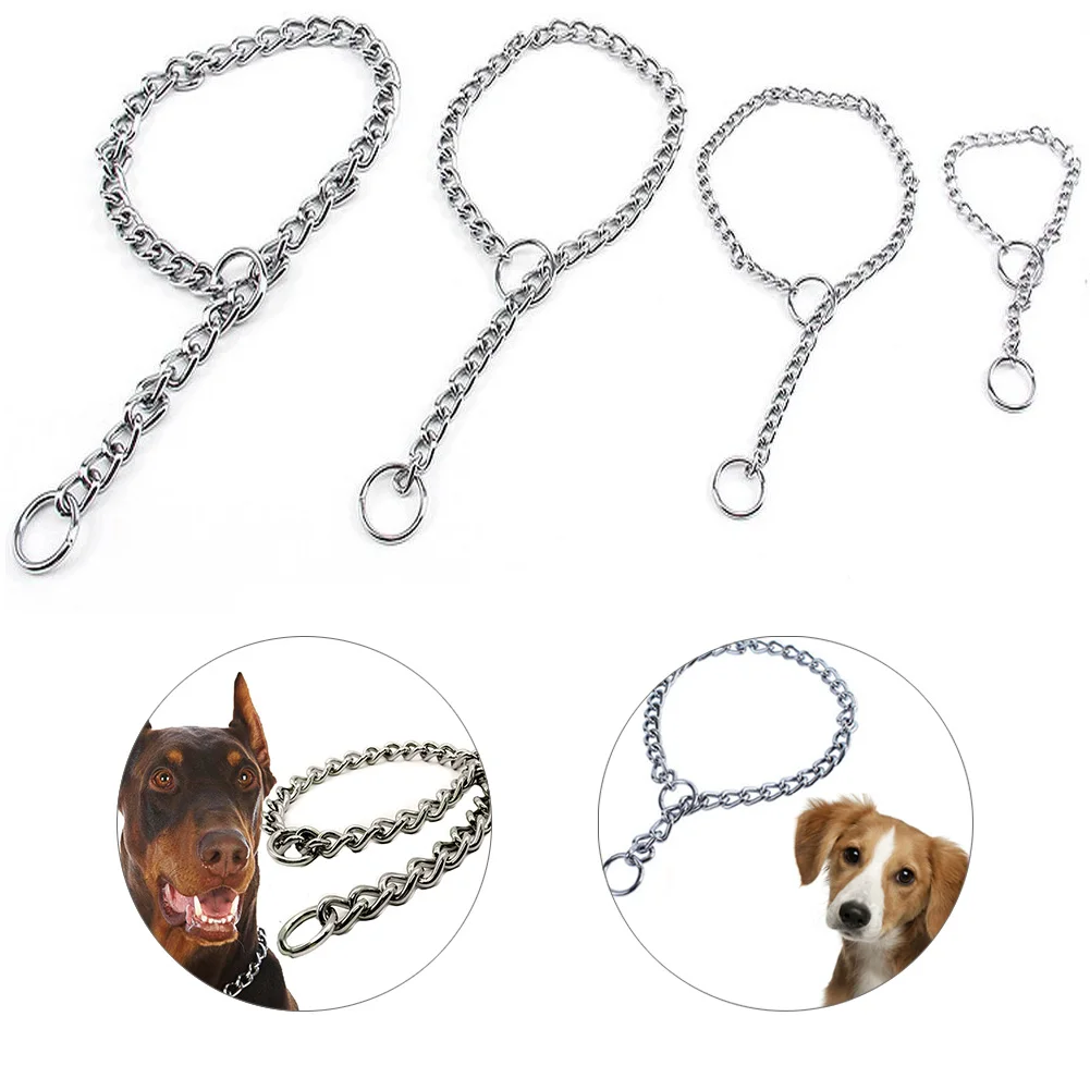 

Dog and Cat Snack Chain Collar Teddy French Bulldog Necklace Silvery/Golden Pet Accessories Dogs Collar Dropship