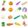 1PCS Wood Toy Magnetic Cutting Vegetables Cooking Food Pretend Play Simulation Kitchen Model Educational Toys For Children Kids 1