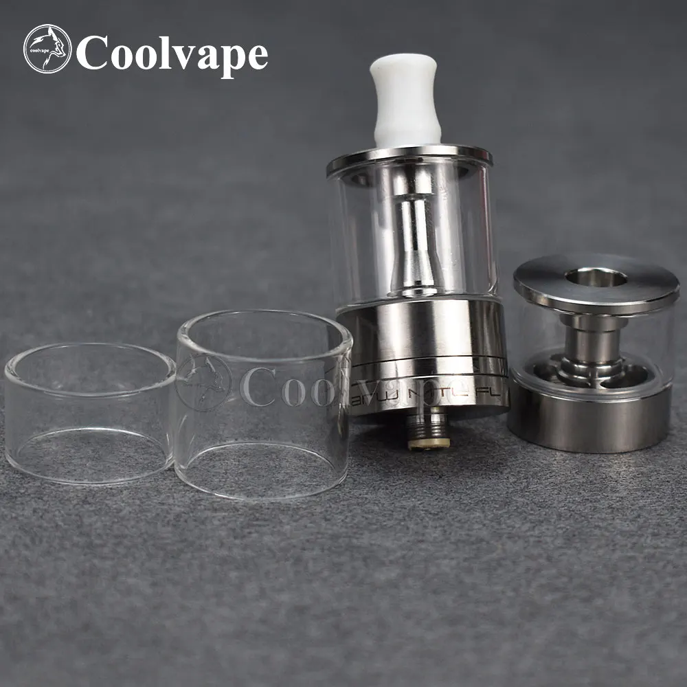

Electronic cigarette accessories Glass Tube Tank Fit Wolf Coolvape style dvarw mtl fl 22Mm rta/dvarw mtl fl 24Mm rta