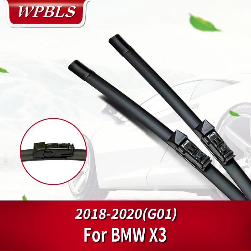 WPBLS Wiper Blades for BMW X3 E83 F25 G01 Fit Hook/Side Pin/Push Button