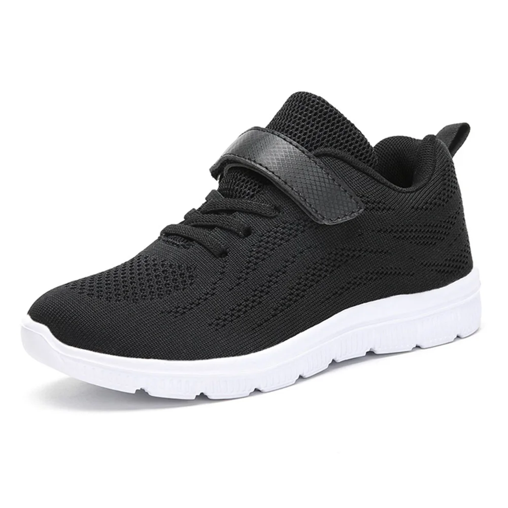 

Boys Girls Kids Shockproof Sweat Absorption Athletic Soft Knit Mesh Cloth Training Non Slip Running Sport Shoes Fashion