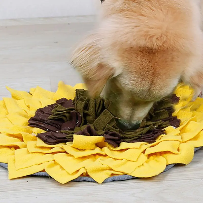 Pet нюхательный коврик, Wooly Кормление траинг коврик, собака Nosework коврик