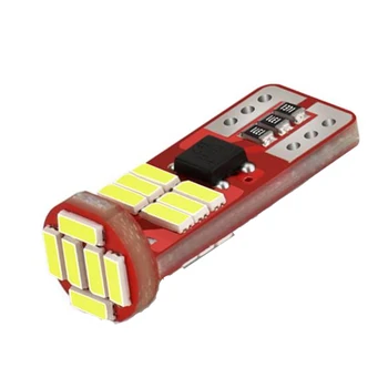 

100pcs T10 LED W5W 194 168 Canbus Car Clearance Light License Plate Door Reading Lights Bulb Auto Interior Lamp 18 SMD 4014 12V