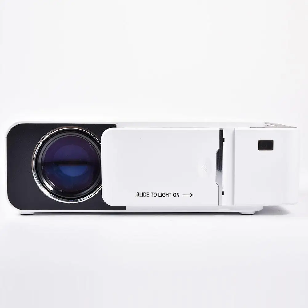 

New Mini Portable LCD Video Projector 2600 Lumens 4K 3D 1080P HD Home Multimedia Cinema Projector IR USB AV VGA HDMI Port