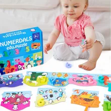 Puzzle de chiffres et lettres pour bébé, nouveau Style, jouets éducatifs d'apprentissage pour enfants