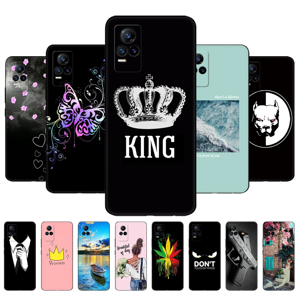 Per Vivo V21 Custodia Per Vivo V21E 4G Custodia Morbida Custodia Posteriore In Silicone Custodia Per Telefono Per Vivo V 21 E Vivo V21 4G 5G Paraurti 