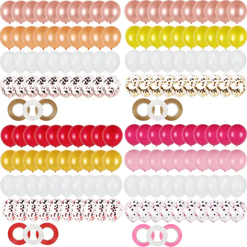 5m Latex Balloon Chain Of Plastic Wedding Birthday Party Balloons Backdrop Decoration Ballon Chain Tape Arch Ballons Accessories Ballons Accessories Aliexpress