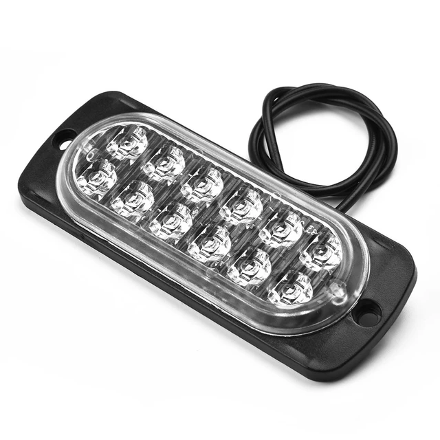 Bande lumineuse LED ultra-mince pour voiture, lumière de sauna, clignotant  de décoration, lampe DRL automatique, guide de course à l'eau qui  verticalement, étanche, 12V, 2 pièces - AliExpress