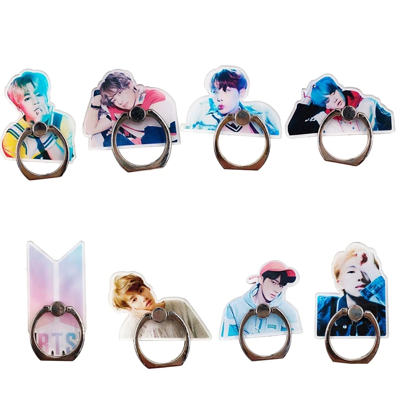 KPOP Mobile Phone Desk Holder Pad Stand Finger Ring Bracket | Электроника