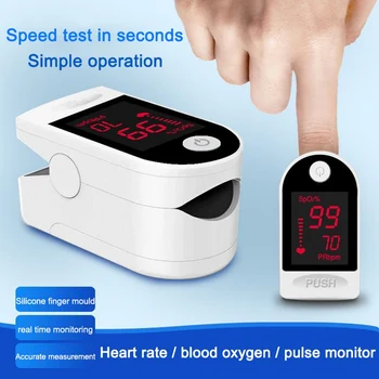

oximeter Portable saturation monitor LED Finger Pulse Oximeter Blood Oxygen Saturation meter Fingertip Pulsoximeter Monitor 5