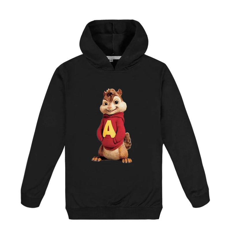 

2020 Summer Hot Sale New Alvin and the Chipmunks Hoodies Baby Boys Girls Tops Costume Kids Sweatshirts