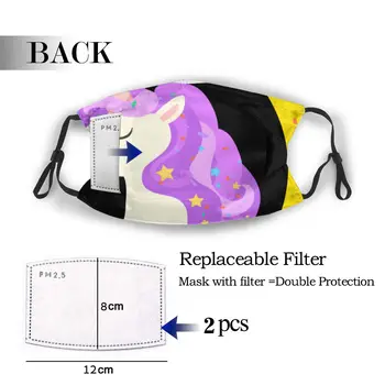 

protective mask with filter I Hope Unicorns Believe In Me Too anti dust PM2.5 reuse adult teen child girl