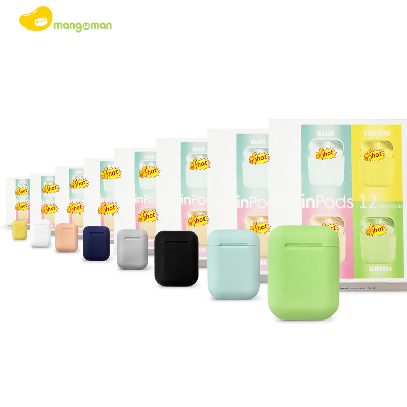 

Mangoman Dropshipping Inpods 12 Earphone Wireless Buletooth Sport Headset Bluetooth 5.0 Earphone Earbuds Headset 2019 Inpods 12