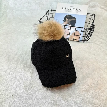 

Baseball cap women's autumn and winter fashion warm hat 2020 new trendy wild cap